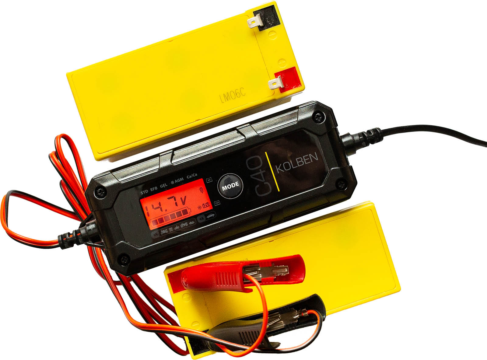 Зарядное устройство KOLBEN C40 на 6 и 12 вольт