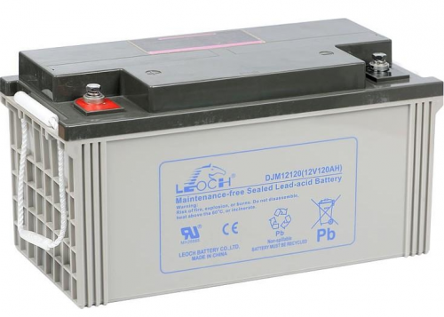 Аккумулятор LEOCH-DJM-12-120 12В 120Ач 408x177x225 мм Прямая (+-)