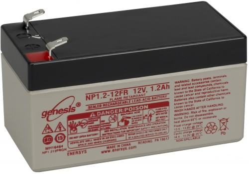 Аккумулятор Enersys Genesis NP1,2-12FR 12В 1,2Ач 97x48x56 мм