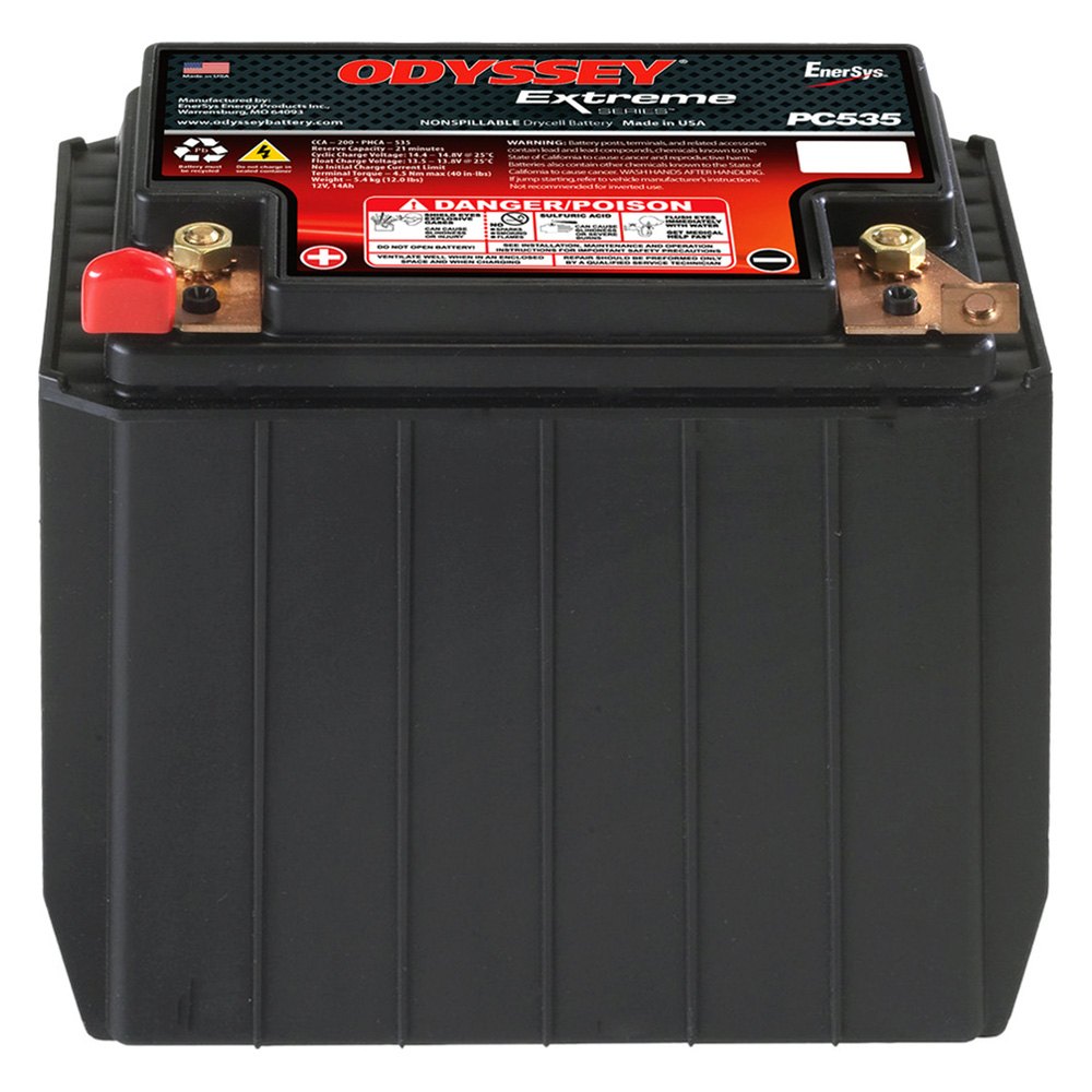 Аккумулятор Odyssey PC535 12В 14Ач 200CCA 171x100x159 мм Прямая (+-)
