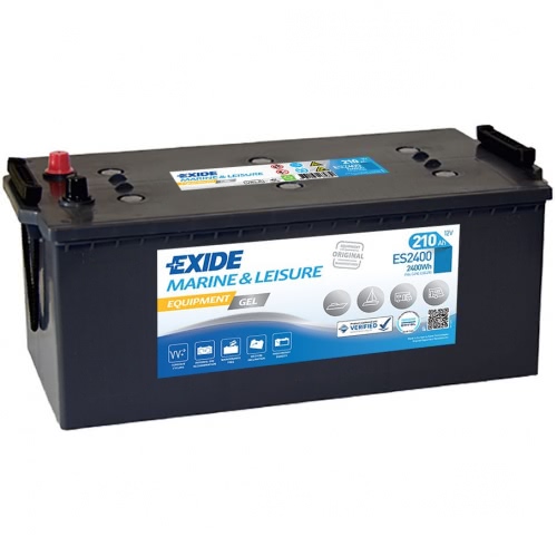 Аккумулятор EXIDE Equipment Gel ES2400 12В 210Ач 518x279x240 мм Обратная (-+)