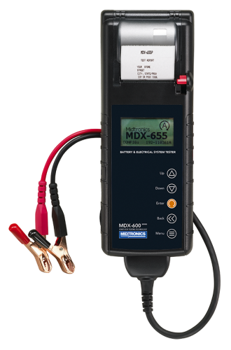 Тестер аккумуляторных батарей с термопринтером Midtronics START-STOP, MDX-655P