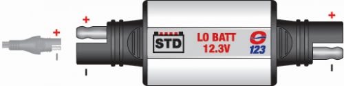O123 Монитор заряда аккумулятра, SAE для стандартных аккумуляторов, Optimate