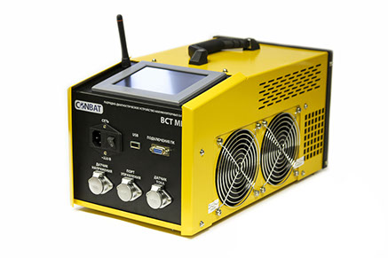 Обслуживание аккумуляторов с помощью прибора CONBAT BCT-48/150 mini -HD-