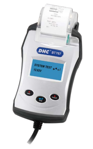 Тестер аккумуляторных батарей BT767 DHC с термопринтером