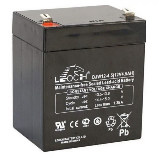 Аккумулятор LEOCH-DJW-12-4.5-F1 12В 4,5Ач 90x70x107 мм Прямая (+-)