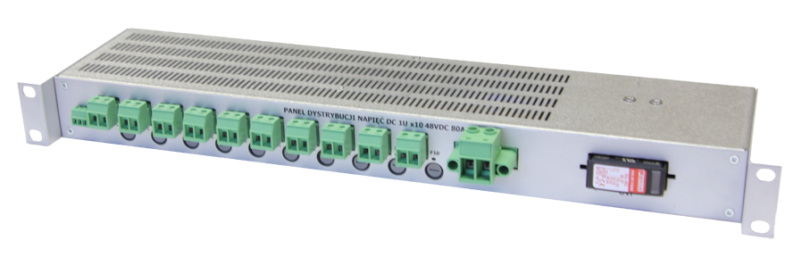 Блок распределения питания 12, 24, 48В БРПЗ-1-10