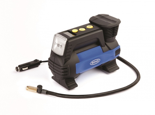 Компрессор автомобильный скоростной Ring Automotive, с фонарем, RAC820