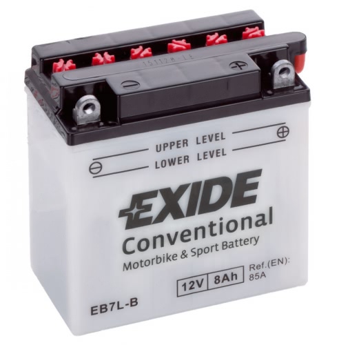 Аккумулятор EXIDE EB7L-B 12В 8Ач 85CCA 135x75x133 мм Обратная (-+)