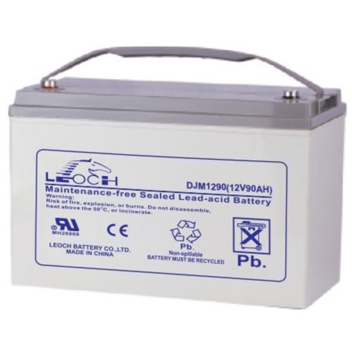 Аккумулятор LEOCH-DJM-12-90 12В 90Ач 330x173x220 мм Прямая (+-)