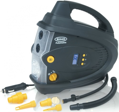 Компрессор универсальный автоматический Ring Automotive с фонарем, RAC640