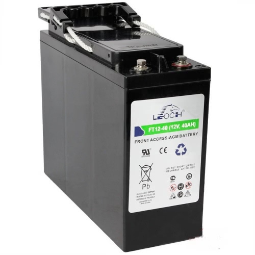 Аккумулятор LEOCH-FT-12-40 12В 44Ач 277x106x222 мм Обратная (-+)