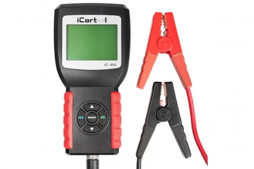 Тестер аккумуляторных батарей iCarTool IC-400,12/24В