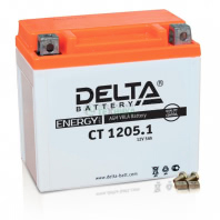 Аккумулятор Delta CT 1205.1 12В 5Ач 65CCA 120x61x129 мм Обратная (-+)