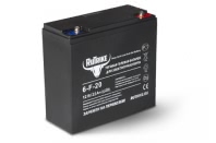 Аккумулятор RuTrike 6-F-20 RuTr (6-DZF-20) 12В 22Ач 181x76x170 мм Обратная (-+)