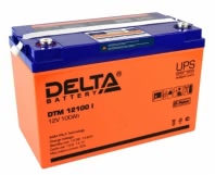 Аккумулятор Delta DTM 12100 I 12В 100Ач 333x173x216 мм Прямая (+-)