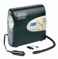 Компрессор автомобильный цифровой Ring Automotive, с фонарем, RAC600