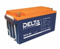 Аккумулятор Delta GX 12-80 12В 80Ач 350x167x183 мм Прямая (+-)