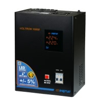 Стабилизатор напряжения Энергия VOLTRON-10000, 10кВА 105-265В , точность 5%, скорость до 10 мс