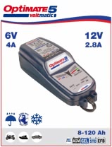 Зарядное устройство OptiMate 5 Voltmatic (1x2,8A 6/12V) TM222