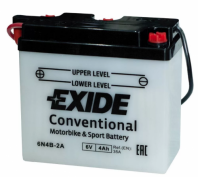 Аккумулятор EXIDE 6N4B-2A 12В 4Ач 35CCA 101x47x95 мм Прямая (+-)