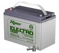Аккумулятор RDRIVE ELECTRO MOTIVE EMTG12-125 12В 125Ач 330x173x219 мм Прямая (+-)