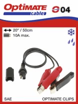 O4 Зажим типа "крокодил" для зарядных устройств OptiMate, SAE