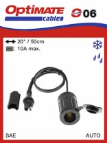 O6 Переходник разъем AUTO в SAE, 0,5м, Optimate