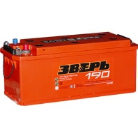 Аккумулятор ЗВЕРЬ 6СТ-190.4 6СТ-190.4 12В 190Ач 1400CCA 514x218x217 мм Обратная (-+)