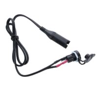 O8 Влагозащищенный DIN разъем врезной 12В, 0,5м с резиновой крышкой, Optimate