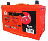Аккумулятор ЗВЕРЬ ASIA 125 D31R 6СТ-95.1 12В 95Ач 930CCA 306x129x225 мм Прямая (+-)