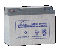 Аккумулятор LEOCH-DJM-12-50 12В 50Ач 257x132x200 мм Прямая (+-)