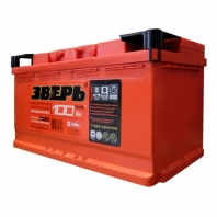 Аккумулятор ЗВЕРЬ 6СТ-100.1 6СТ-100.1 12В 100Ач 900CCA 352x175x190 мм Прямая (+-)
