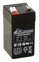 Аккумулятор LEOCH-DJW-4-4.5-F1 4В 4,5Ач 48x53x100 мм Обратная (-+)